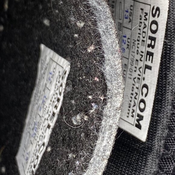 Sorel Snow Boots Insulated 1831 Removable Liners Youth 13 NC1799-011 Black - Picture 14 of 14